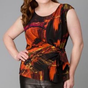 SOLD!! Lafayette Primal Strokes Rina Top